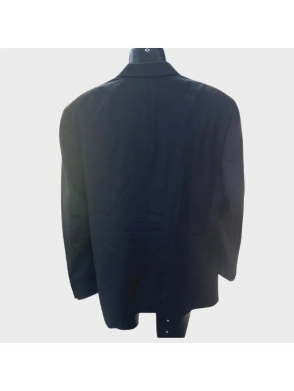 Ermenegildo Zegna Mens Size 40 Midnight Navy Super 100s Wool Blazer Italy